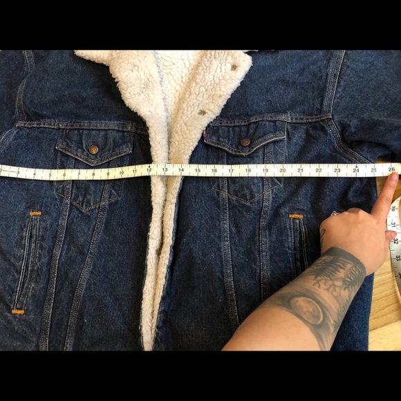 Levi’s Vintage Denim Jean Jacket Large - Picture 4 of 6